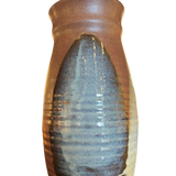Multi Tone Studio Ceramic Vase with Oval Glaze Bands