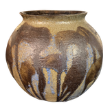 Drip Glaze Studio Pottery Vessel