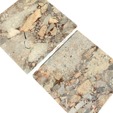 Pair of Italian Breccia Marble Nesting Tables