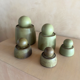 MH STUDIO - Olive Stash Jars: Mini