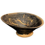 Studio Ceramic Drip Glaze Fruit Bowl