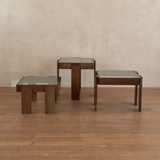 1960s Frattini Sculptural Nesting Tables, Set of 3