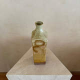 Honey Glazed Rectangular Bottle Vase