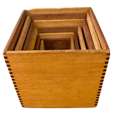 Wooden Nesting Box Set