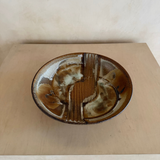 Danish Axella Abstract Glazed Serving Bowl