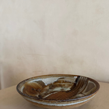 Danish Axella Abstract Glazed Serving Bowl