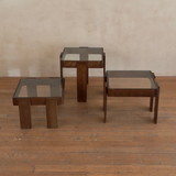 1960s Frattini Sculptural Nesting Tables, Set of 3