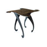 Scrolled Metal Side Table