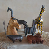 Ceramic Llama Sculpture