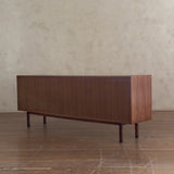 Italian Mid Century Credenza with Brass Accents