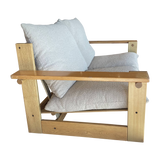 Wood Frame 2 Piece Loveseat