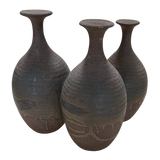 Studio Ceramic Vase Trio