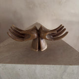 Double Open Palm Sculpture
