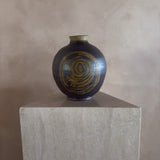 Circular Pattern Vessel by Minoru Nojima, 1960s