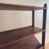 Mid Century Walnut Storage Shelf