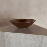 Shallow Rust Pattern Ceramic Bowl