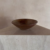 Shallow Rust Pattern Ceramic Bowl