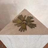 Hammered Brass Hand Object