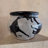 Rounded Glazed Ceramic Vessel