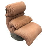Sculptural Postmodern Lounge Chair, Saporiti, 1970s