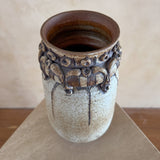 Brutalist Drip Ceramic Vase