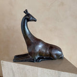 Metal Giraffe Sculpture