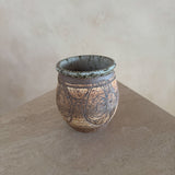 Carved Studio Ceramic Cup