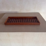 Walnut Perforated Serving Tray