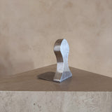 Single Rounded Chrome Bookend