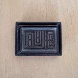Set of 3 Etched Iron Catch Alls