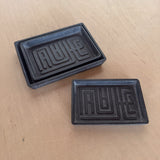 Set of 3 Etched Iron Catch Alls