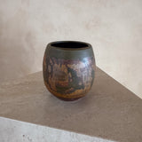 Small Mottled Earth Studio Ceramic Vase