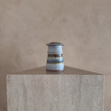 Periwinkle Drip Studio Ceramic Canister