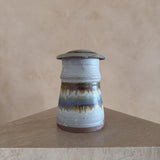 Periwinkle Drip Studio Ceramic Canister