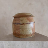 Abstract Lidded Studio Pottery Vessel