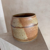 Abstract Lidded Studio Pottery Vessel