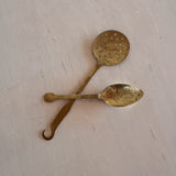 Hand Wrought Brass Spoon and Skimmer