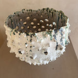 Large Ceramic Punctured Vessel by Natalya Seva