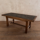 Slate Tile Top Coffee Table