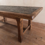 Slate Tile Top Coffee Table