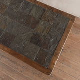 Slate Tile Top Coffee Table