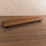 'Pianura' Low Walnut Coffee Tables by Mario Bellini