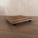 'Pianura' Low Walnut Coffee Tables by Mario Bellini