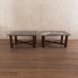 Marble Top End Table