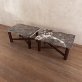 Marble Top End Table