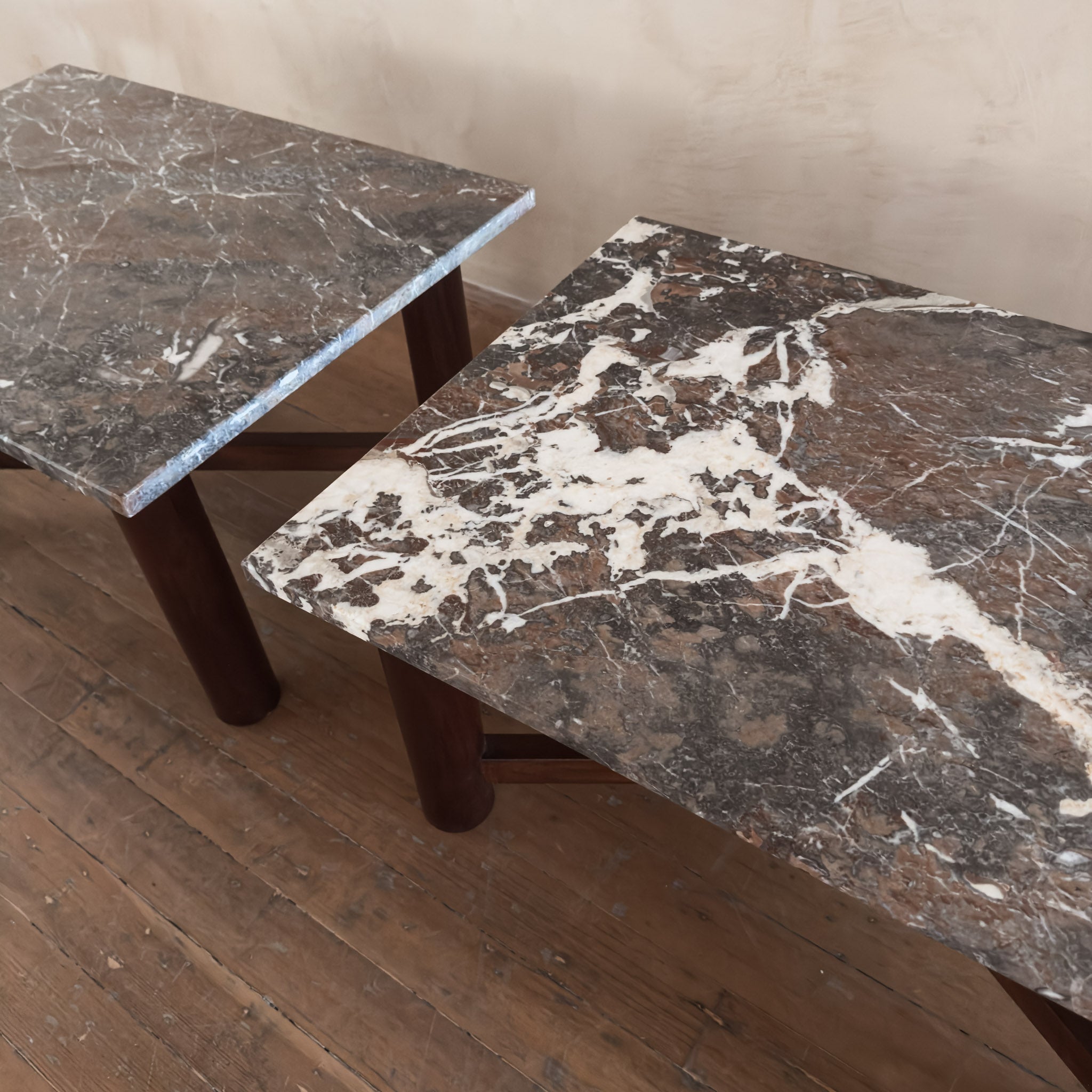 Marble Top End Table