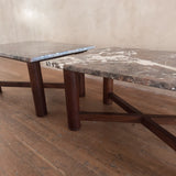 Marble Top End Table