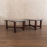 Marble Top End Table