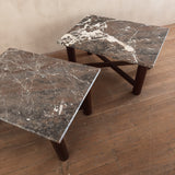 Marble Top End Table