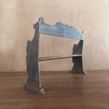 Rustic Antique Cornflower Blue Bench